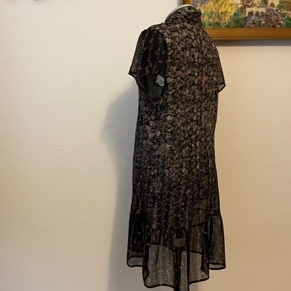 KIMCHI BLUE floral sheer frock L - Picture 8 of 8